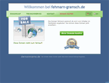 Tablet Screenshot of fehmarn-gramsch.de
